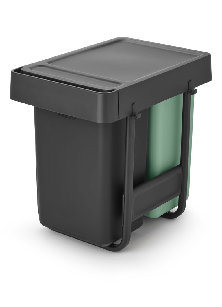 Brabantia Sort & Go 2 x 15 litrów zintegrowany kosz na śmieci