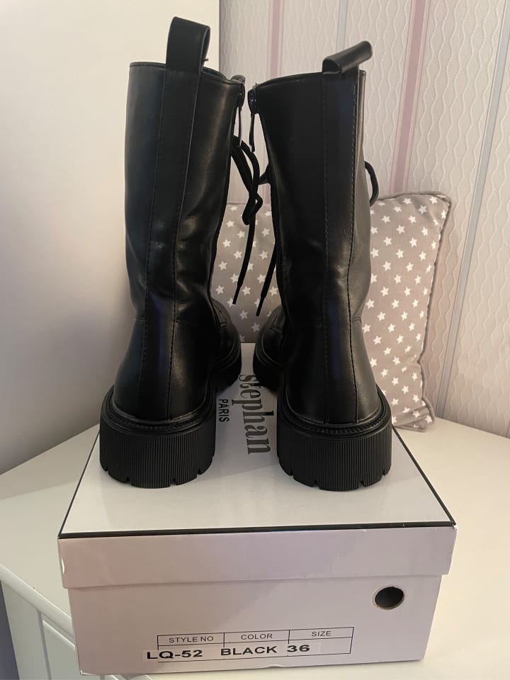STEPHAN Boots schwarz günstig kaufen 36