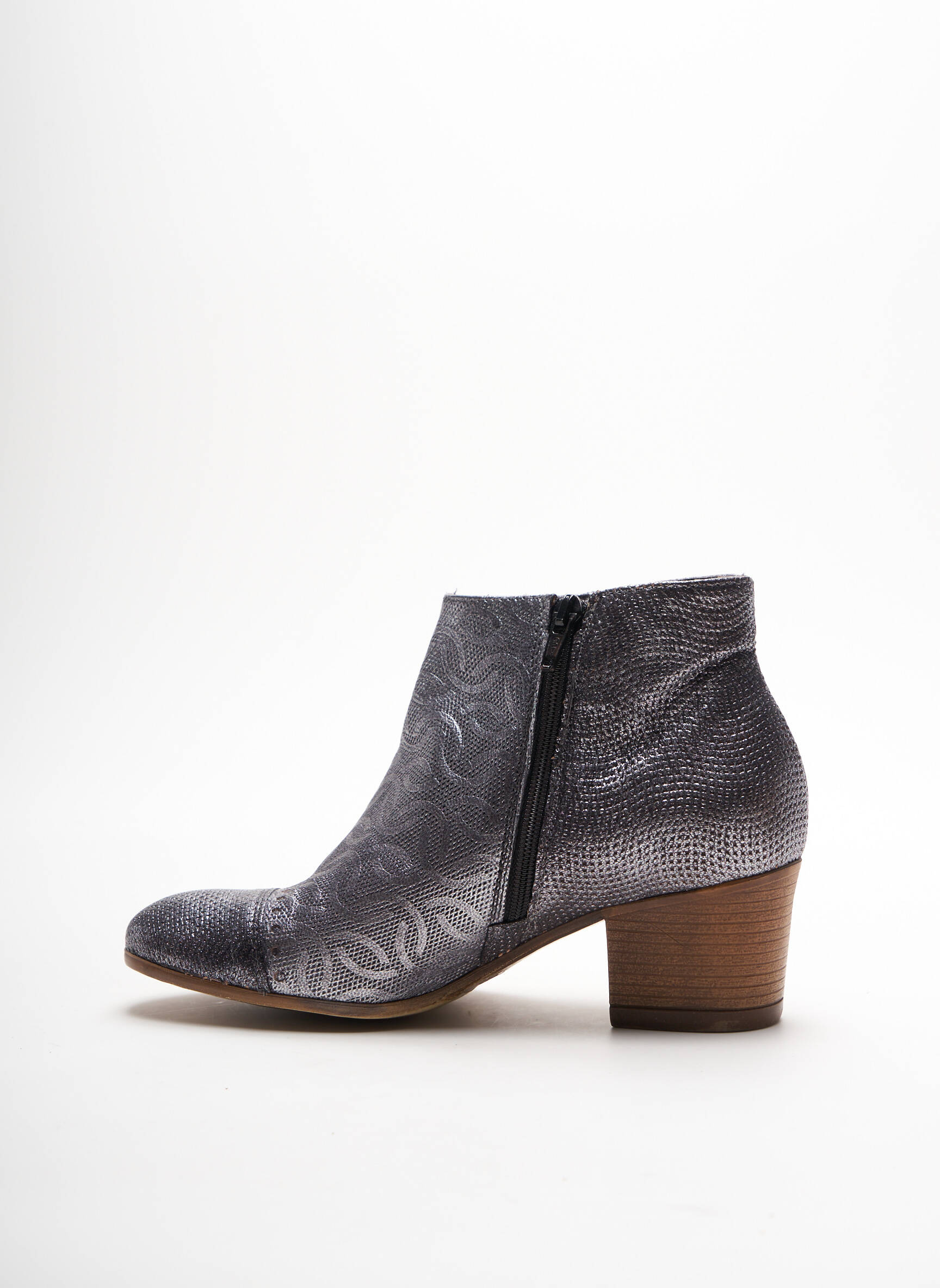 Coco Et Abricot Bottines Femme couleur gris