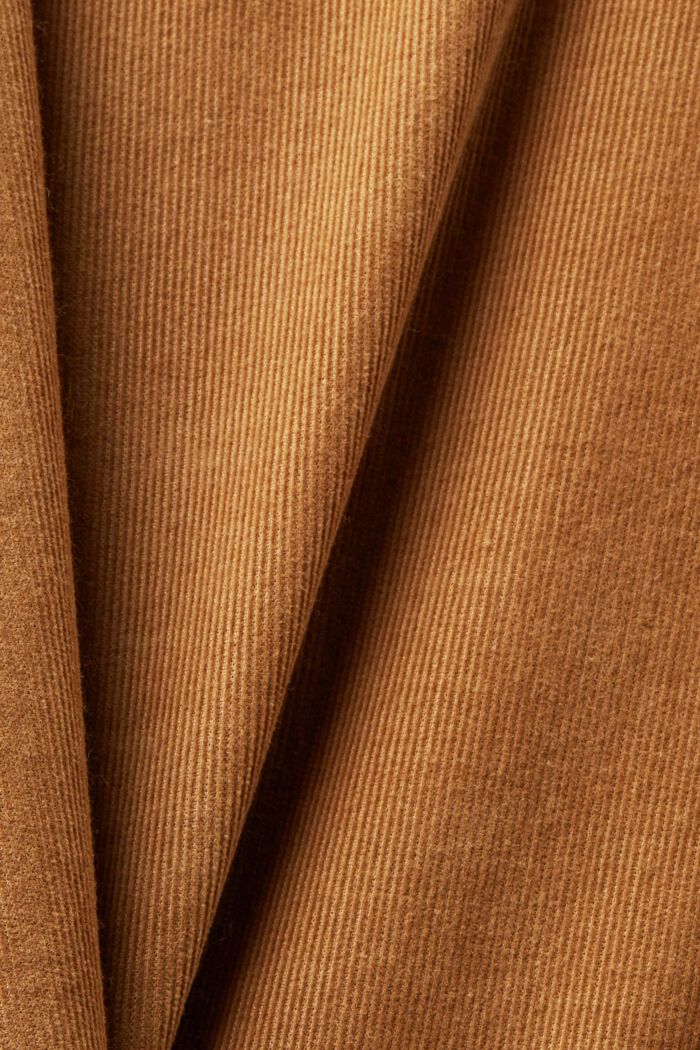Cordbluse mit Schößchen