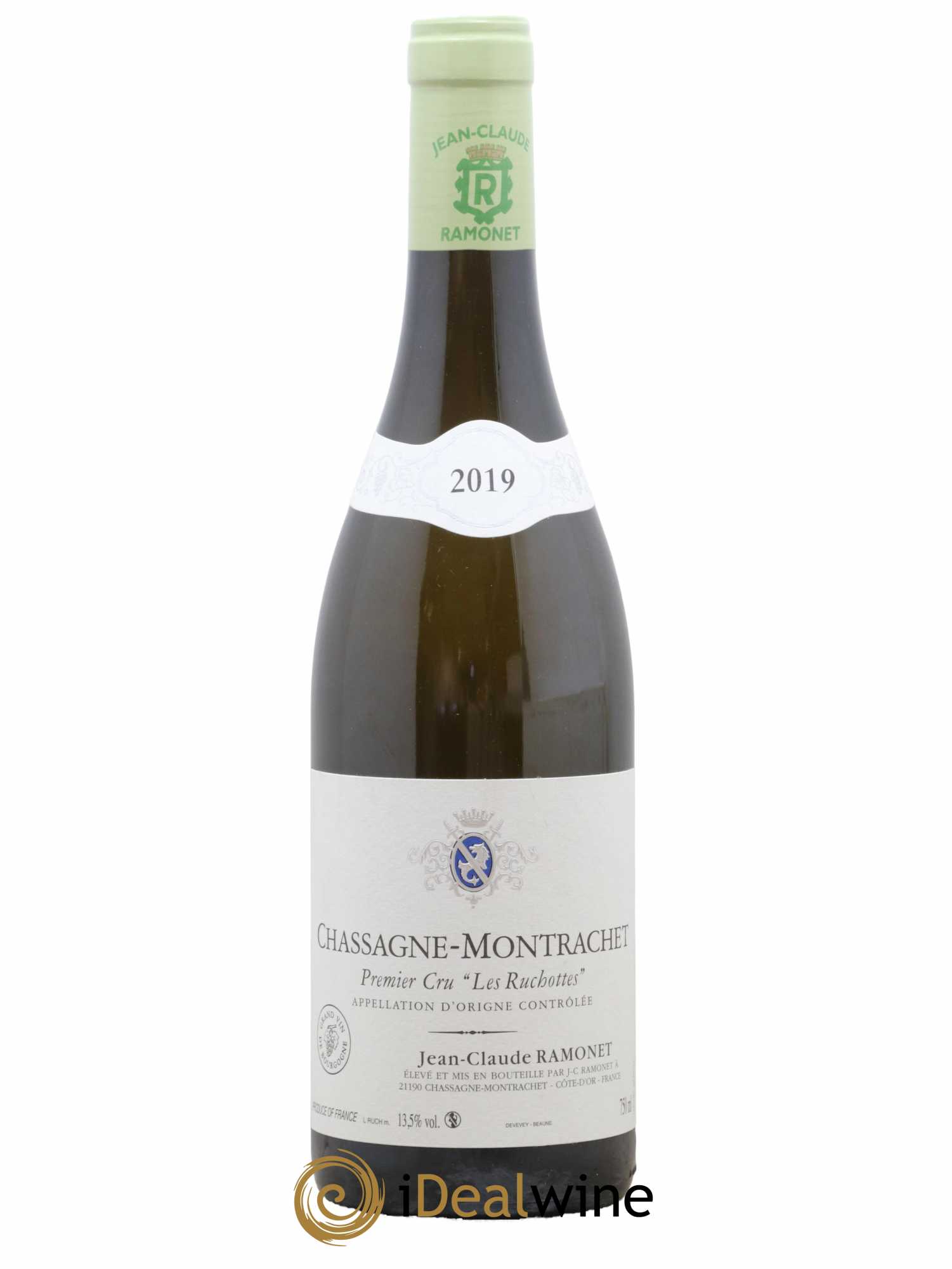 Chassagne-Montrachet 1er Cru Les Ruchottes Ramonet (Domaine)  2019 - Lot de 1 Bouteille