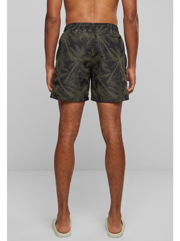 Urban Classics Urban Classics Badeshorts in palm/olive günstig kaufen