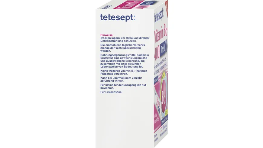 tetesept Vitamin B12 400 Direkt-Sticks 20 Stück