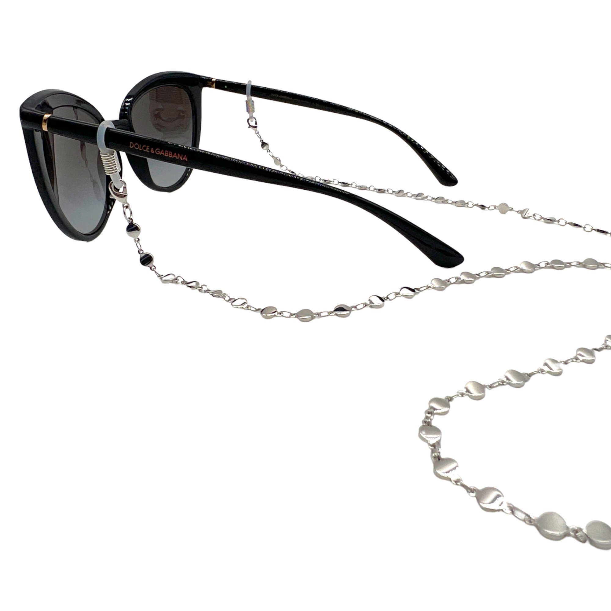 GERNEO Brillenkette GERNEO® – Porto – korrosionsbeständige Brillenkette & Maskenhalter, vergoldet oder versilbert – einzigartig hochwertige Brillenkette