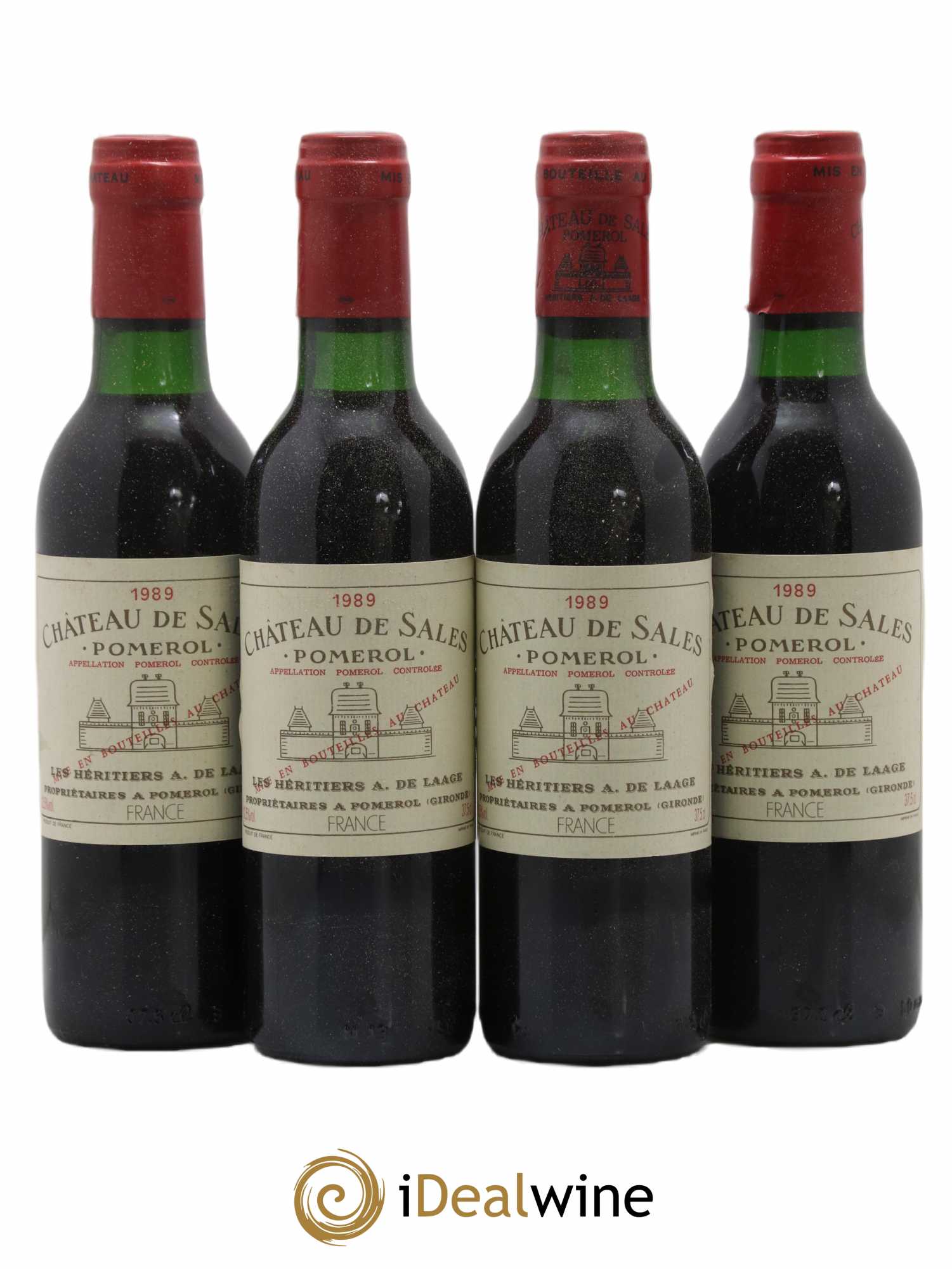 Château de Sales  1989 - Lot de 24 Demi-bouteilles