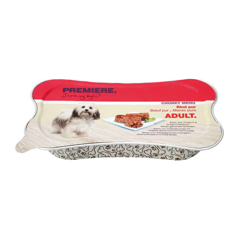 PREMIERE Hundenassfutter PREMIERE Chunky Menu Adult 15x175g Rind pur