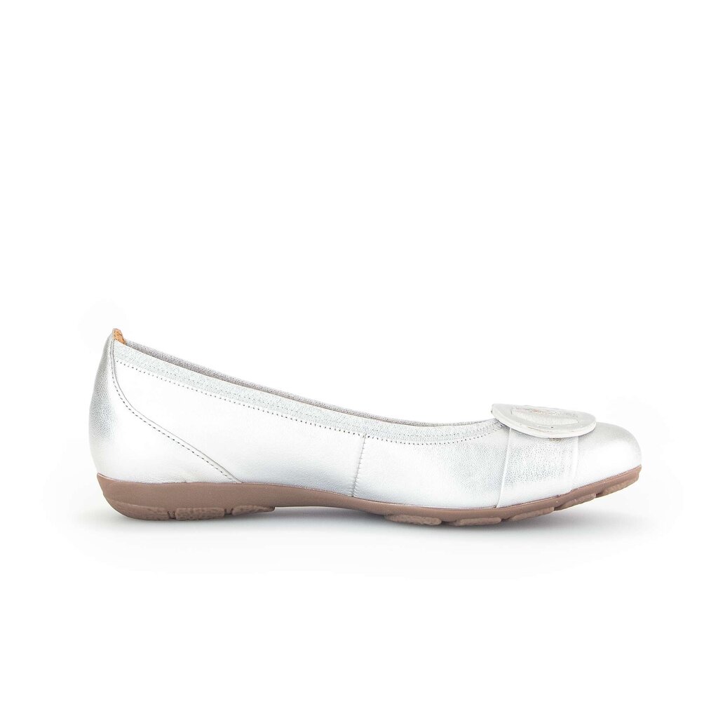 Gabor fashion Sportliche Ballerina silber