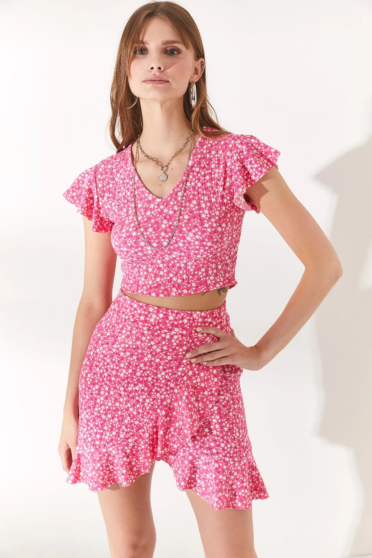 Olalook  Zweiteiler - Rosa - Oversized