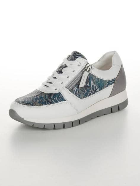 Schnürschuh mit seitlichem Reißverschluss