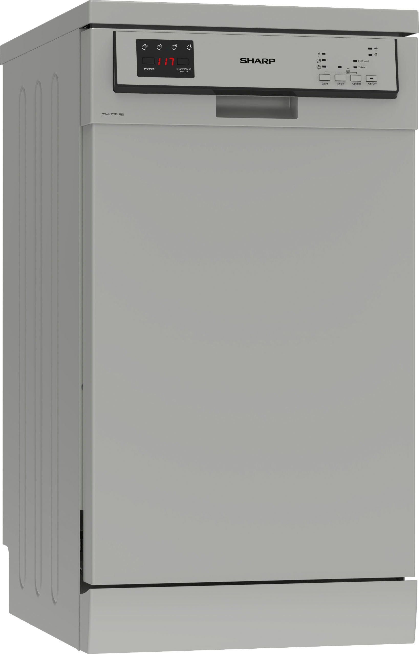 Sharp Standgeschirrspüler, QW-HS12F47ES-DE, 11 l, 10 Maßgedecke