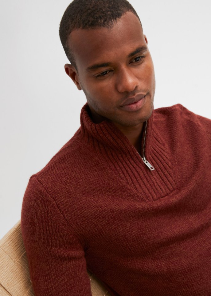 Troyer Pullover mit recyceltem Polyacryl