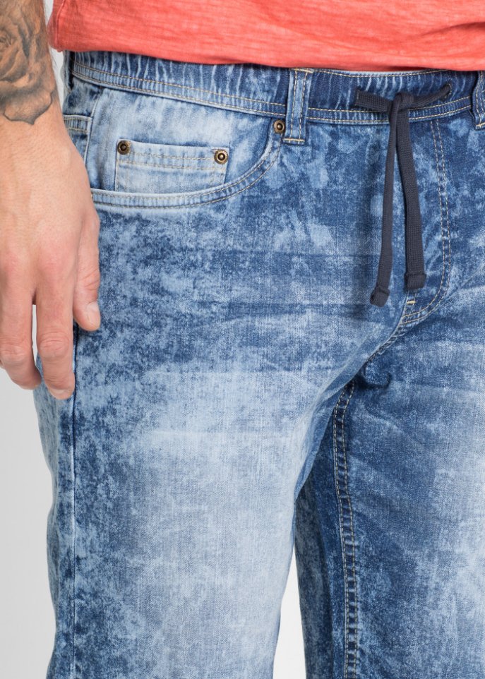 Schlupf-Bermuda, Slim Fit