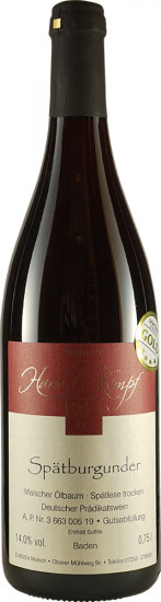2018 Spätburgunder trocken - Weingut Harald Kempf