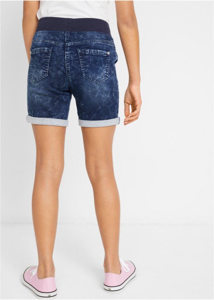 Mädchen Sweatjeans-Shorts
