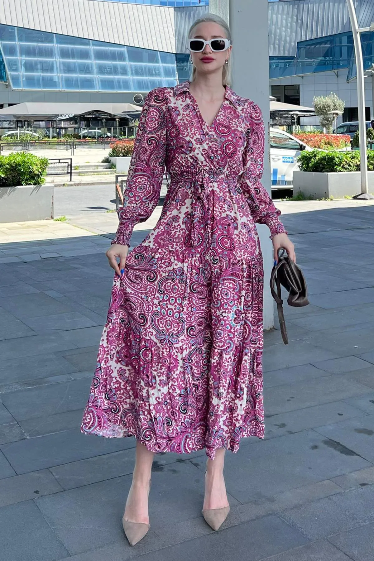 Madmext  Kleid - Rosa - A-Linie