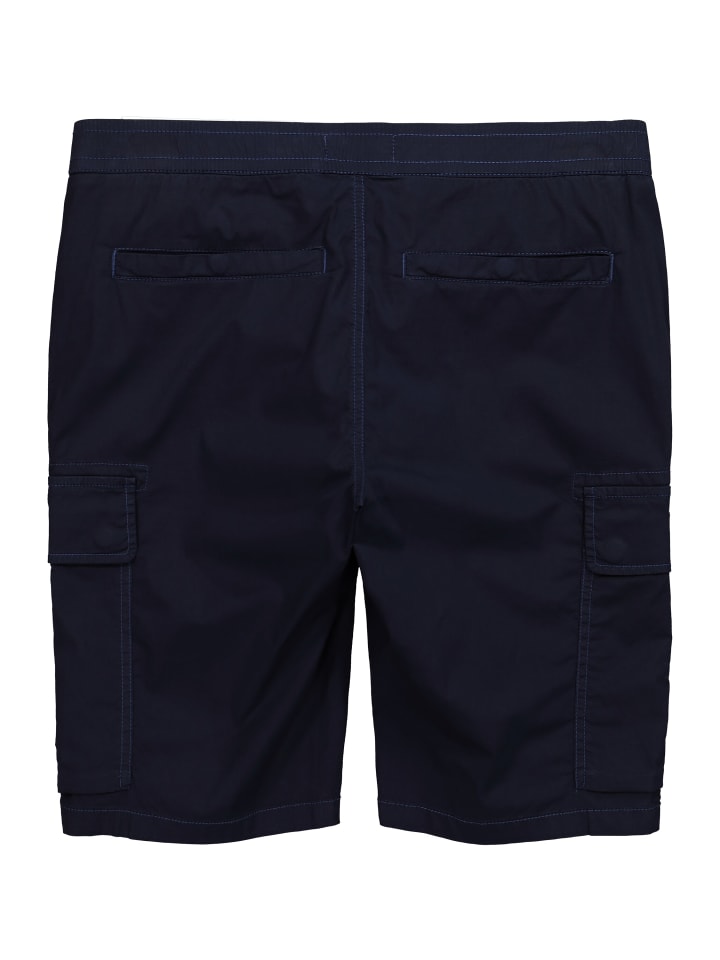 Men Plus Bermuda in navy blau günstig kaufen