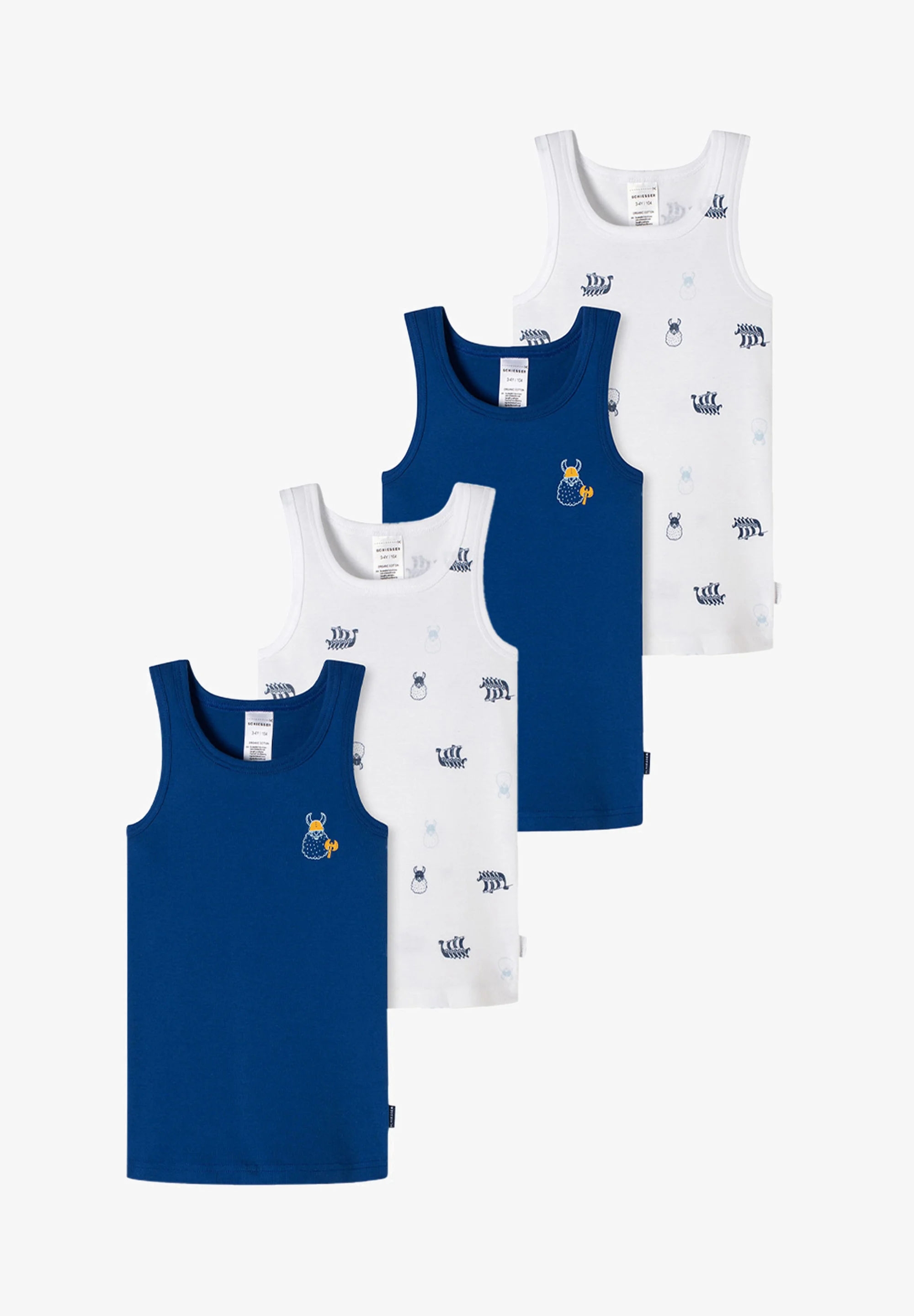 Schiesser 4ER PACK - Camiseta interior