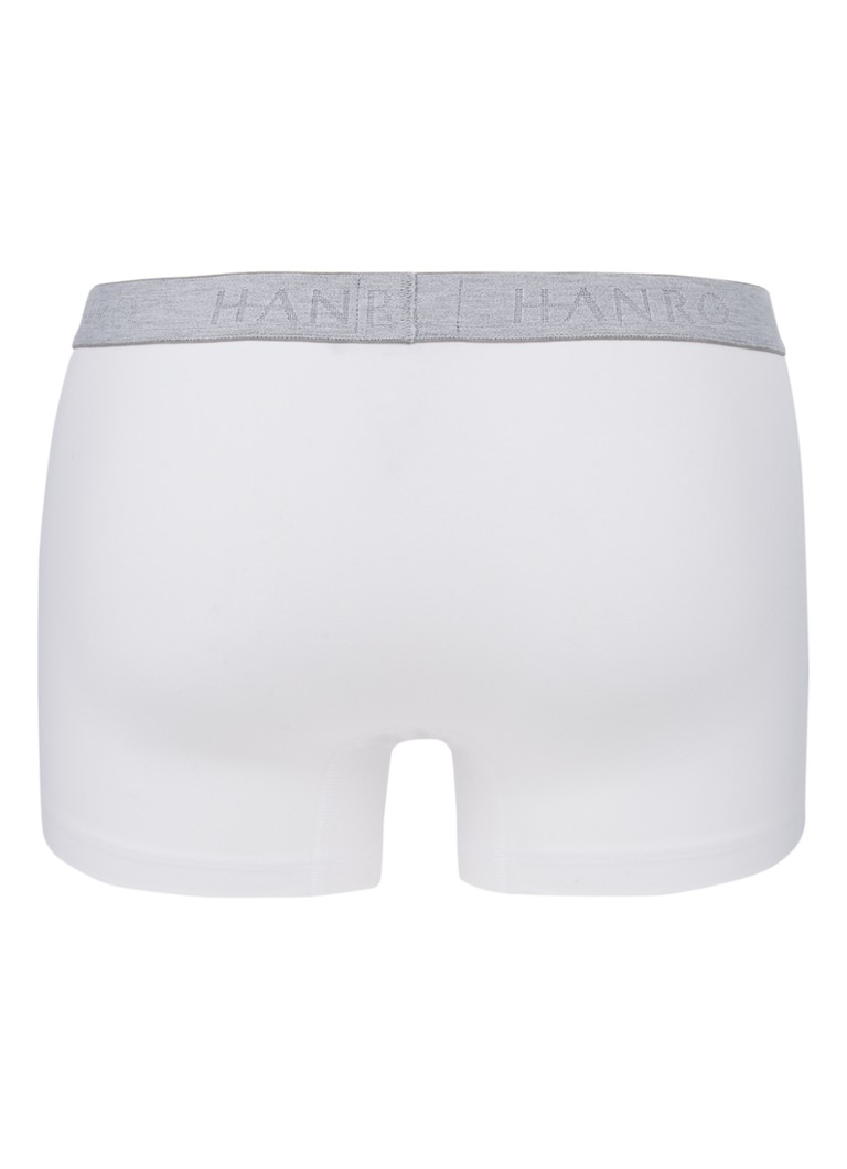 Hanro Trunk Cotton Essentials boxer shorts in uni in 2-pack