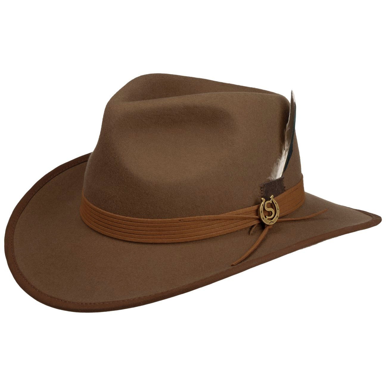 Stetson Cowboyhut (1-St) Wollfilzhut mit Lederband
