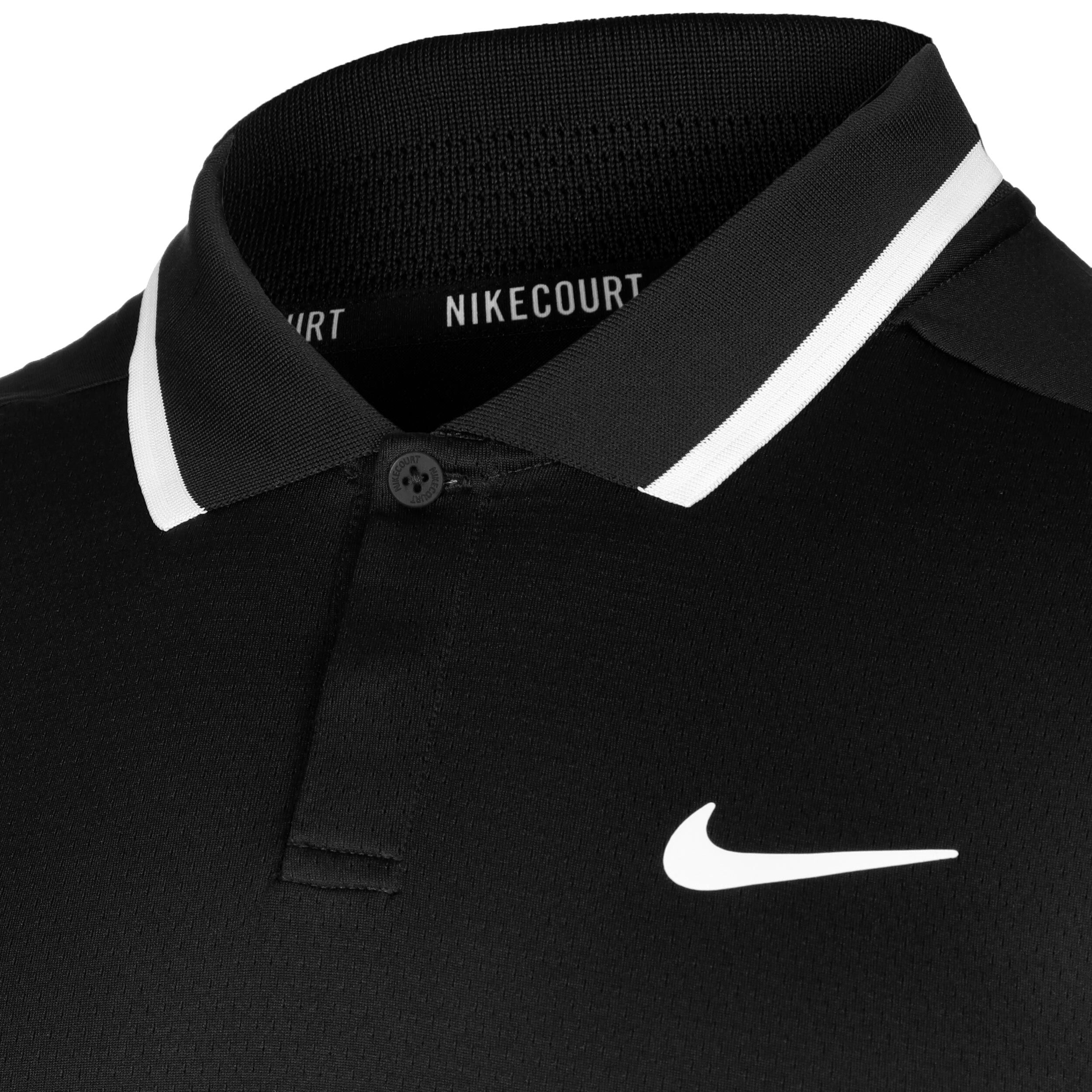 Court Dri-Fit Advantage Polo Herren - Schwarz, Weiß