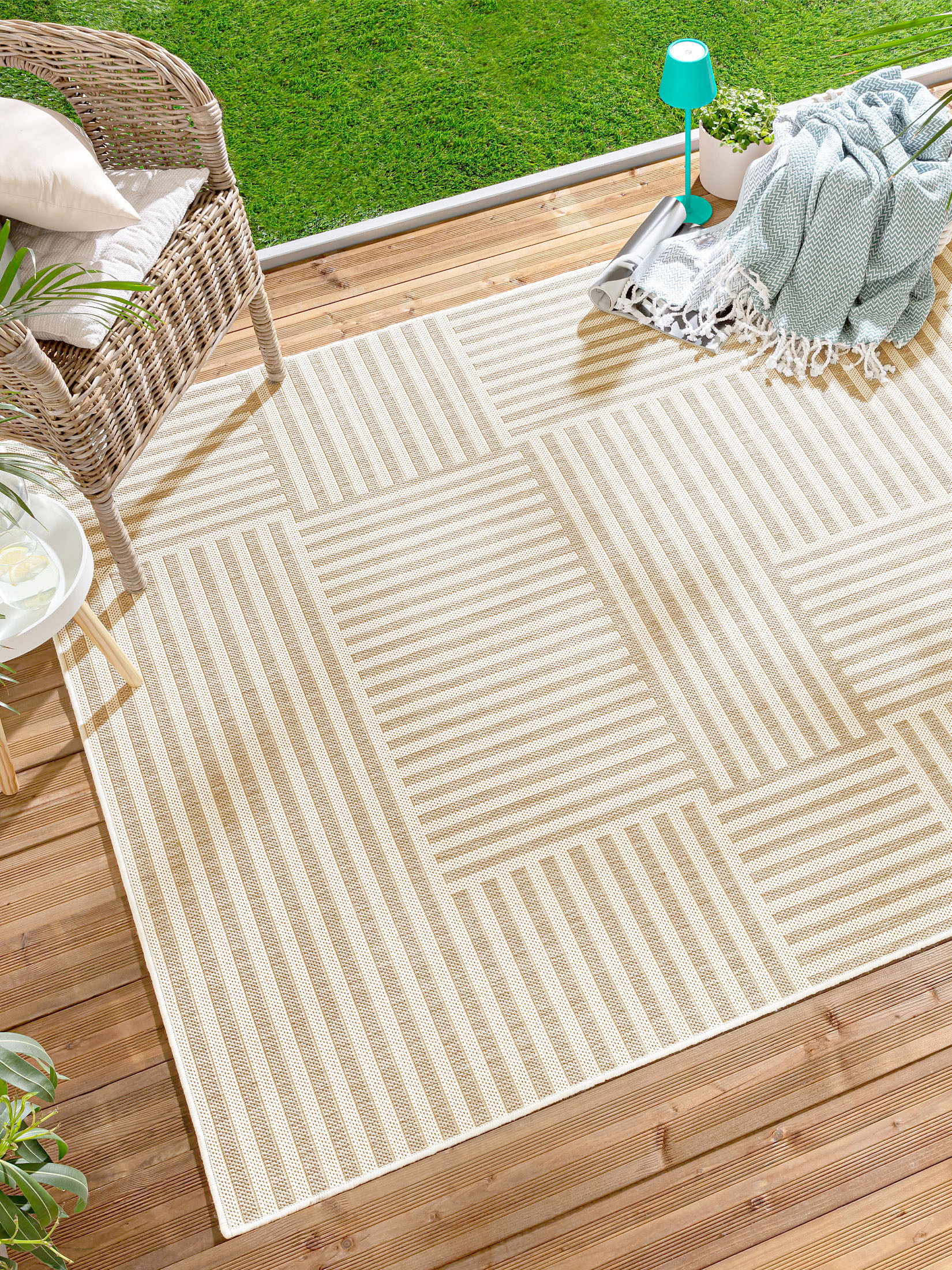 Holmsund Moderner Teppich, Beige