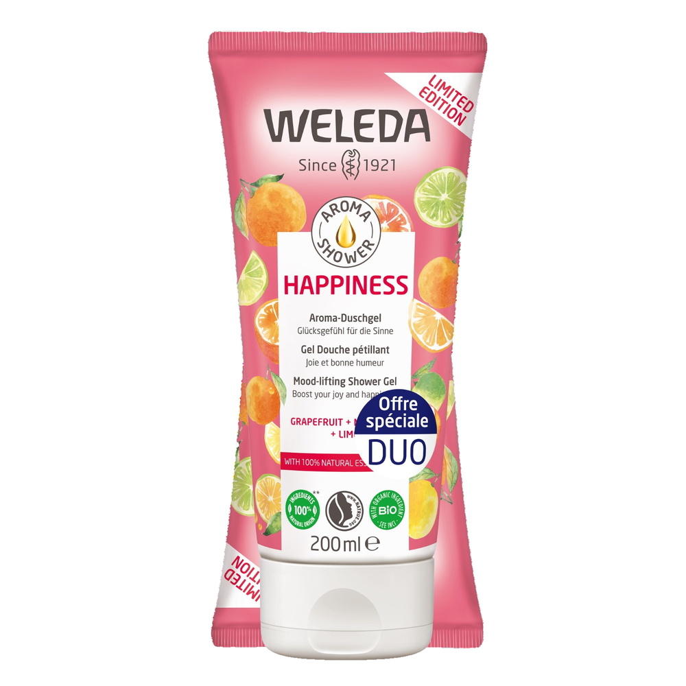 WELEDA Duo Aroma Shower HAPPINESS - 200 ml Douche