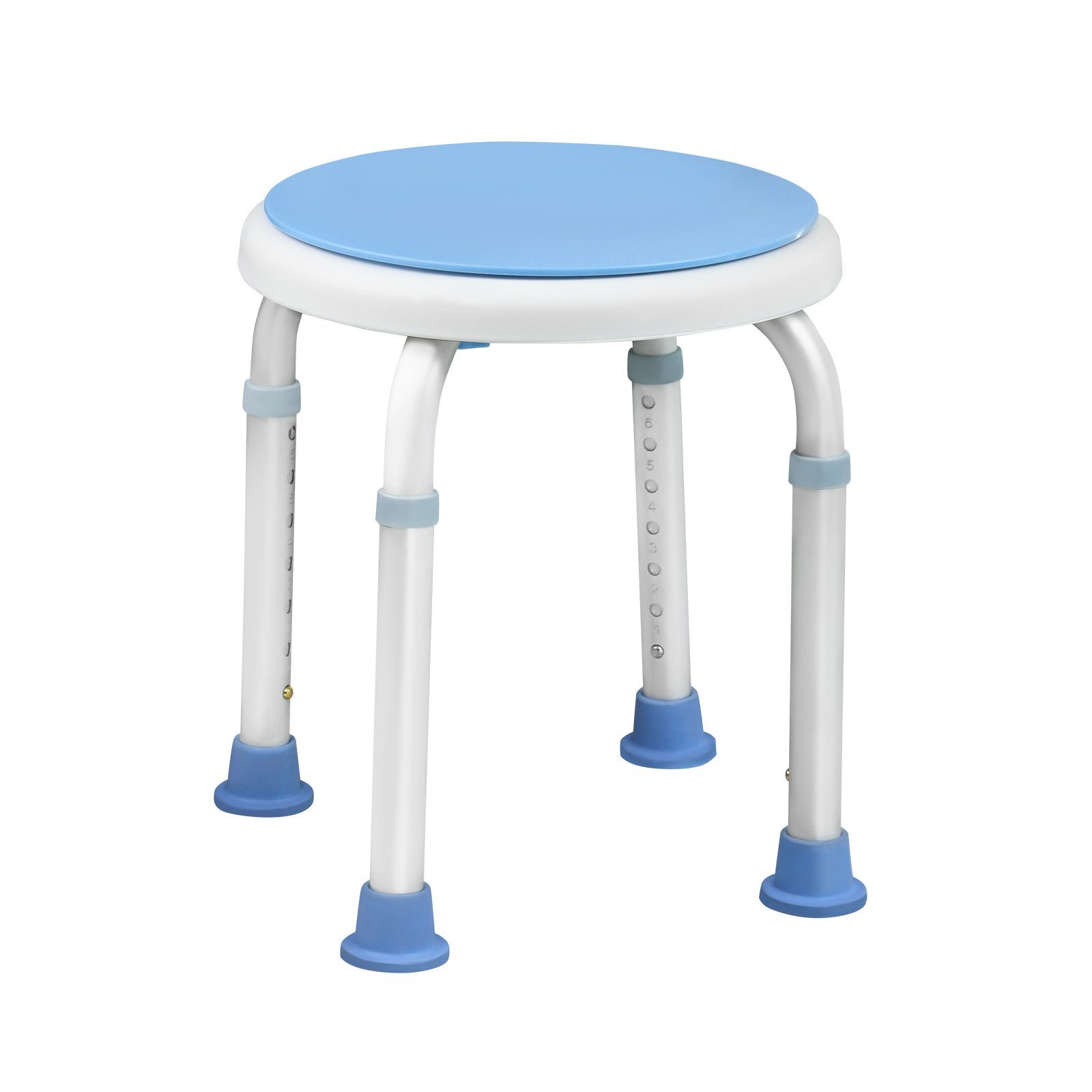 UISEBRT Dusch- und Badhocker Duschstuhl 360°Drehbar