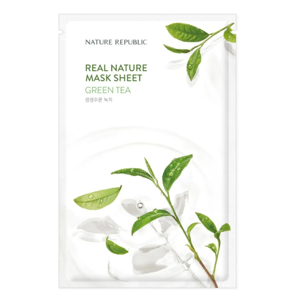 Nature Republic Real Nature maska za lice od zelenog čaja 23ml
