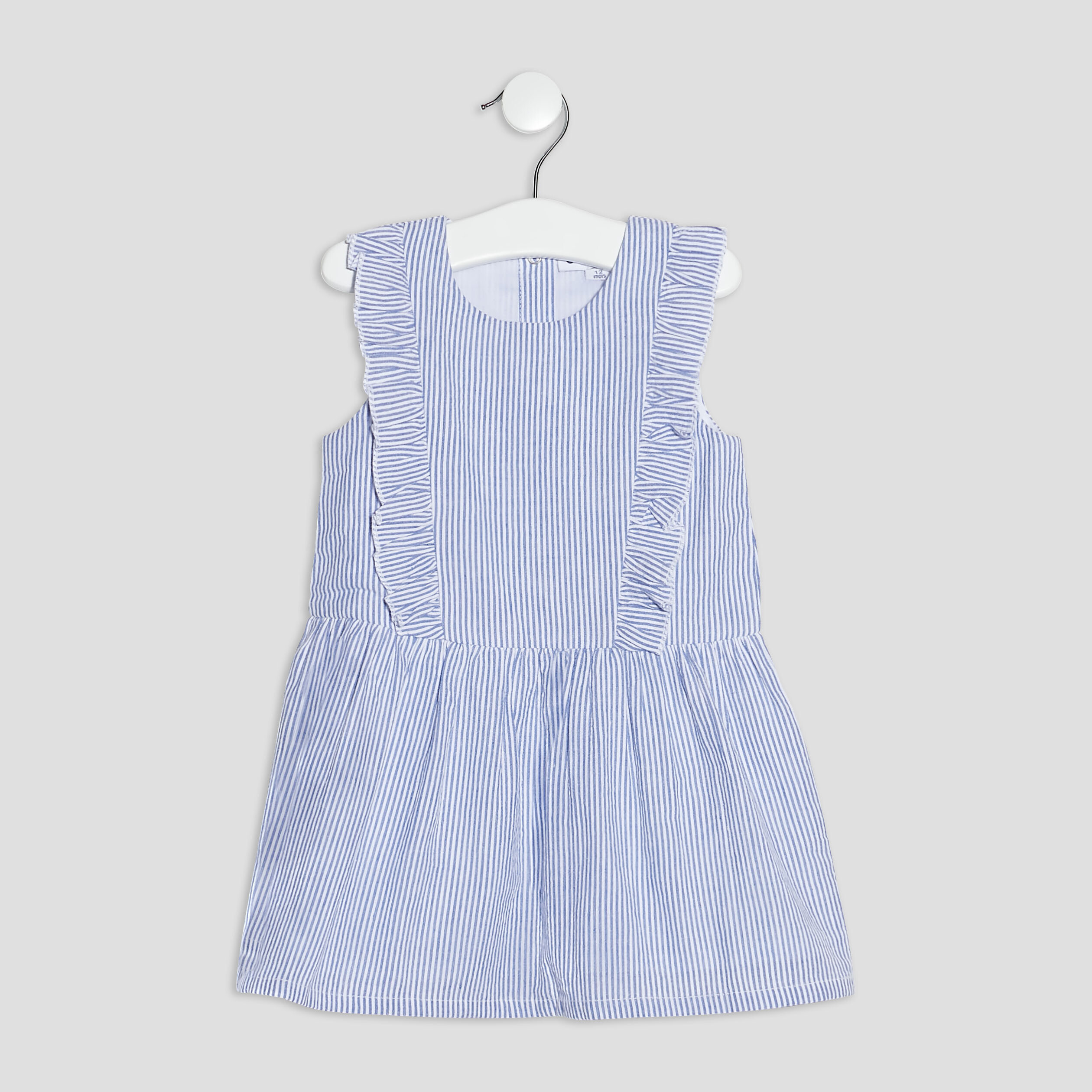 Robe évasée Creeks bleu bébé fille | La Halle