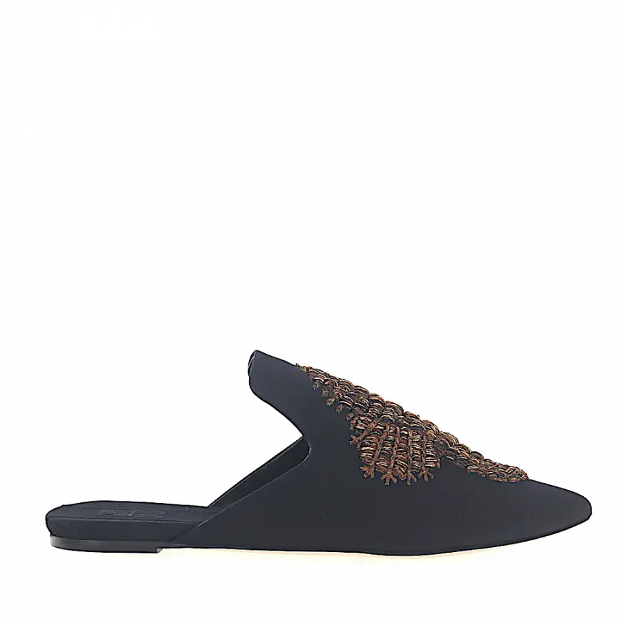 SANAYI 313 - Slipper 112840 Textil - schwarz