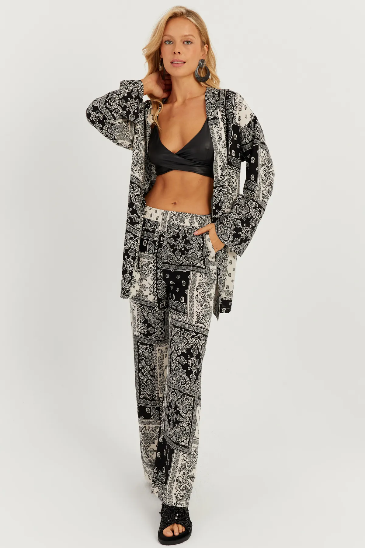 Cool & Sexy  Zweiteiler - Schwarz - Regular Fit