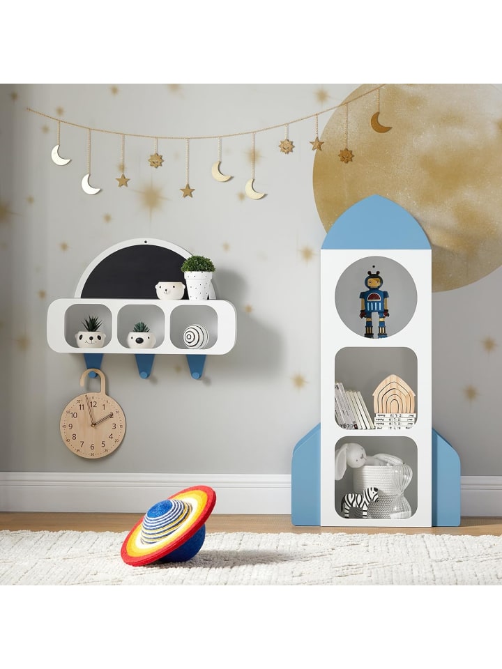 SoBuy Kindergarderobe in Weiß - (B)70 x (H)53 x (T)20cm günstig kaufen onesize