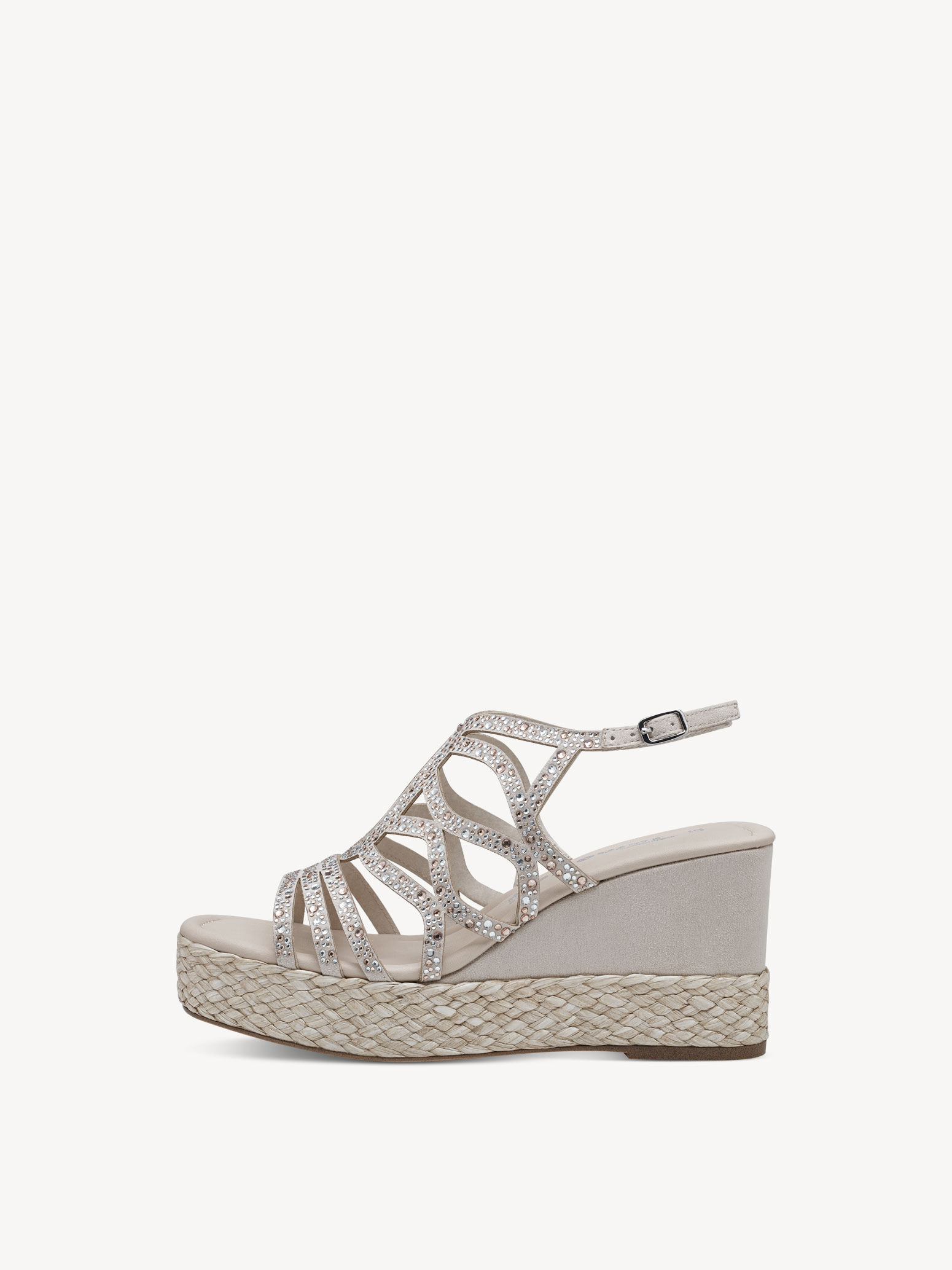 Sandale à talon - beige