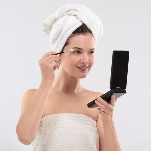 Beauty-Tool Geschenkset, schwarz, 3-tlg.