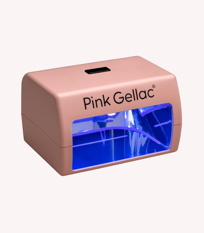 Lámpara LED compacta rosa