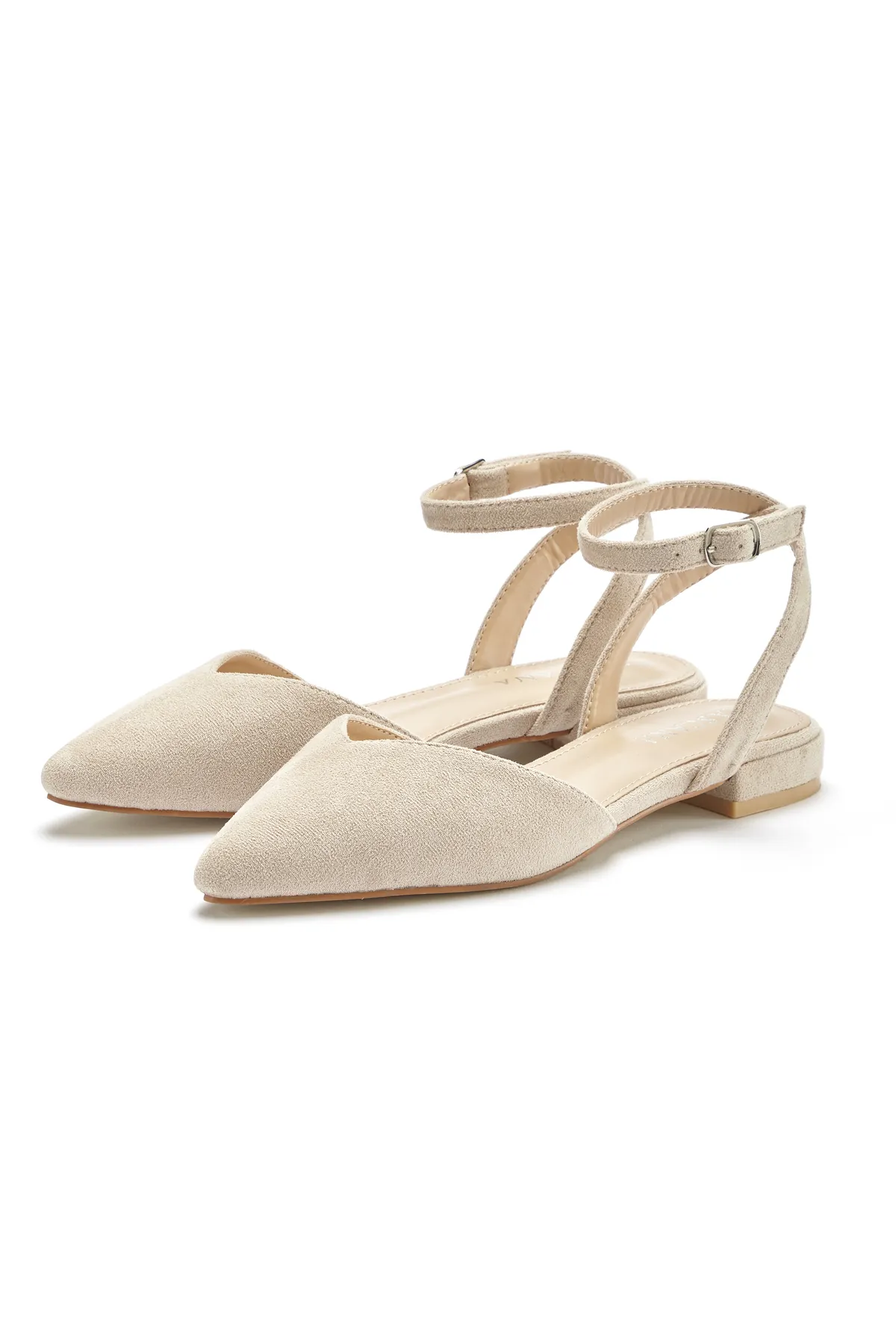 LASCANA  Ballerina - Beige - Flacher Absatz