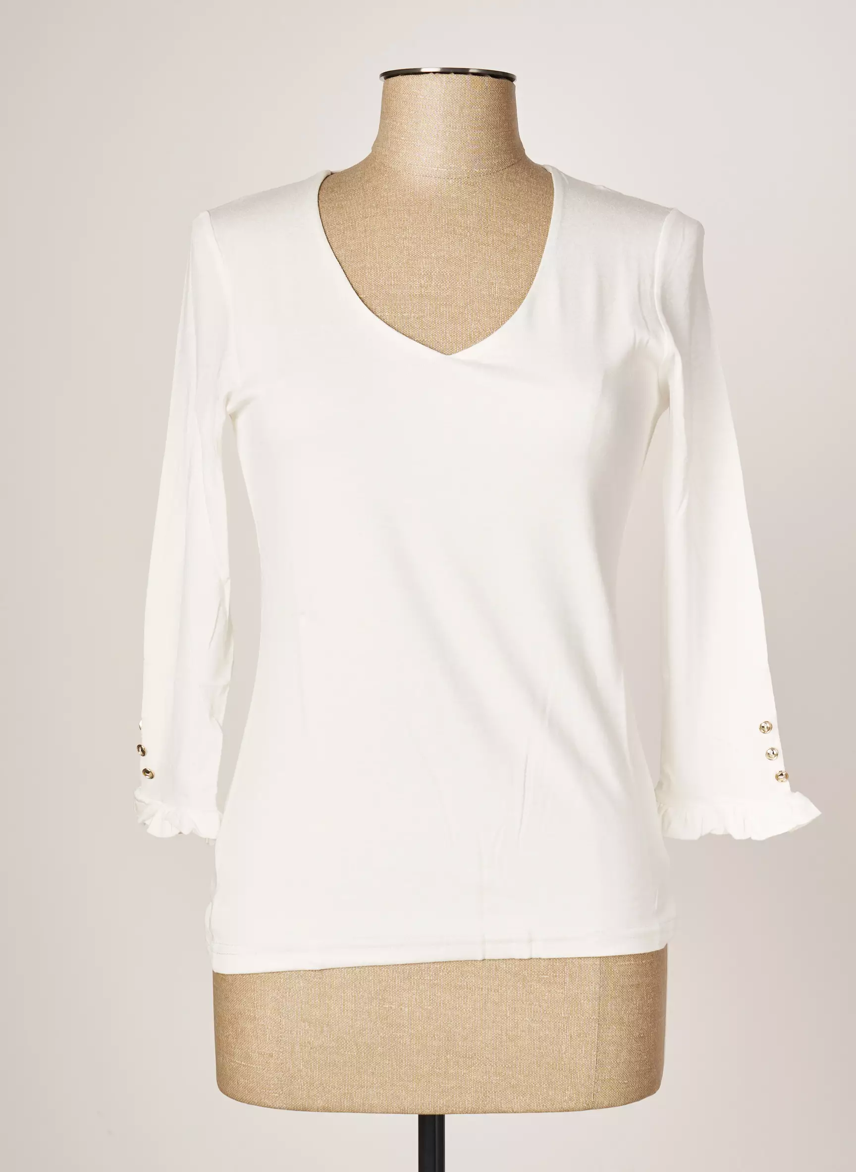 Les Bonheurs De Sophie Tops Femme couleur blanc
