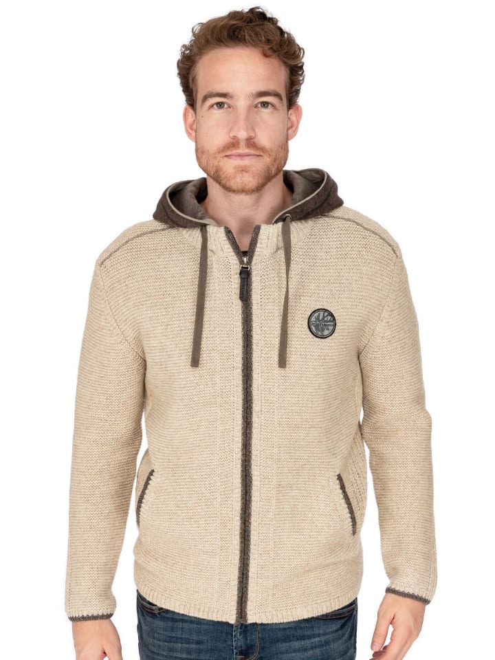 Spieth & Wensky Strickjacke ECHO in beige günstig kaufen