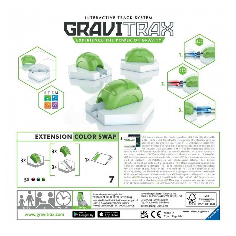 Gravitrax expansion colour swap
