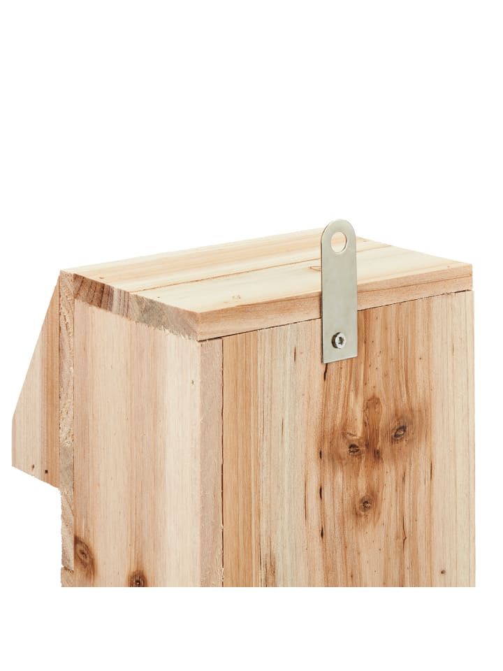 relaxdays Nistkasten in Natur - (B)14 x (H)24,5 x (T)14 cm günstig kaufen onesize