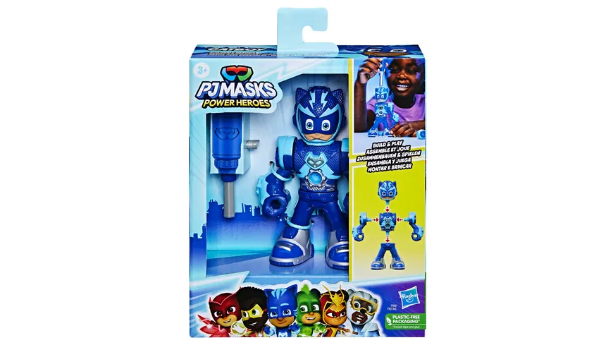 Hasbro - PJ Masks Power Heroes Zusammenbaubare Helden, 1 Stück, sortiert