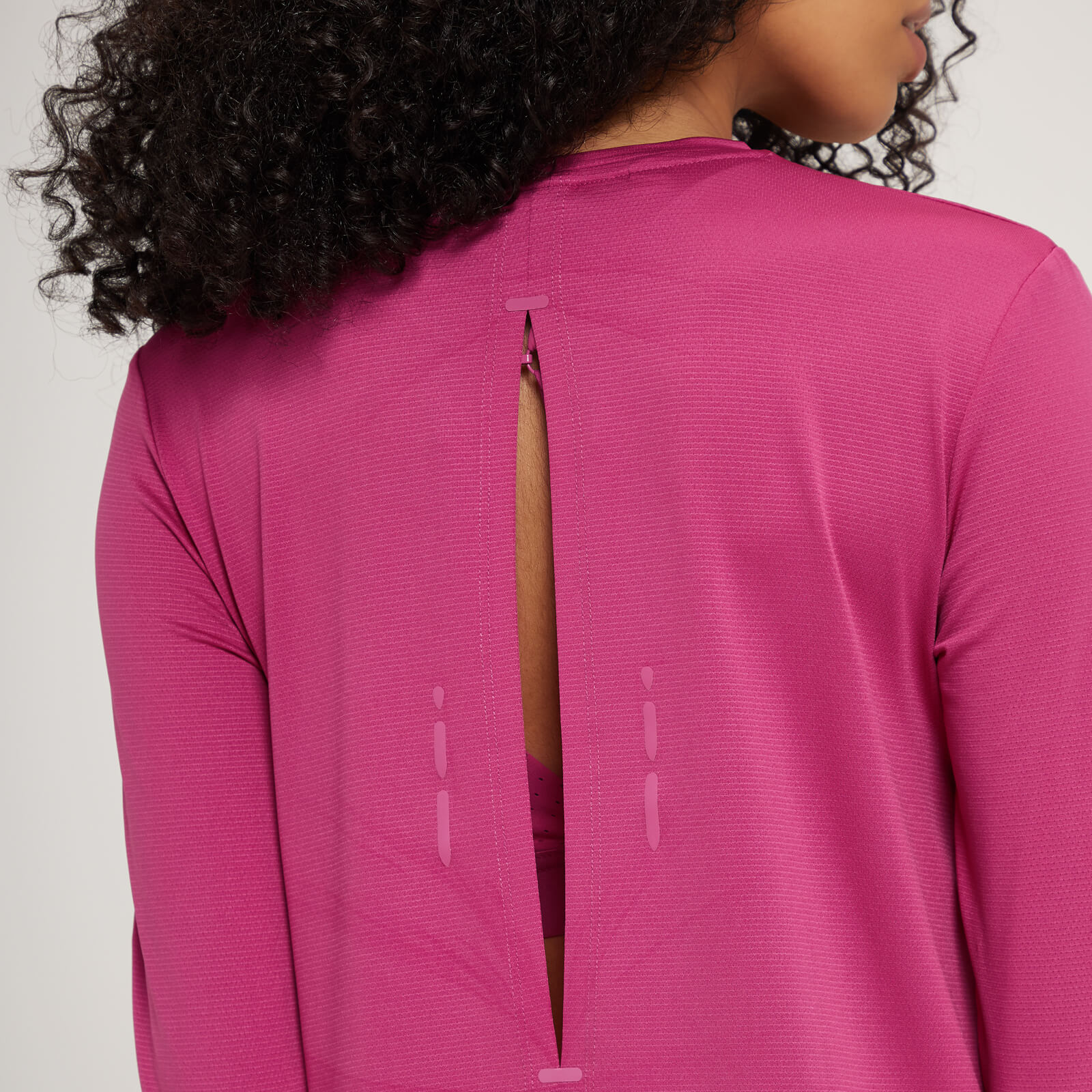 T-shirt à manches longues MP Power Ultra pour femmes – Sangria