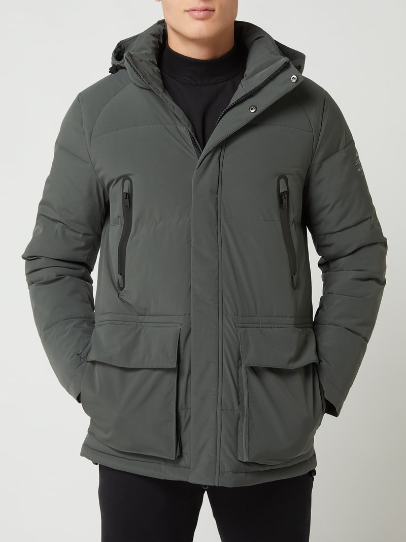 Parka mit Wattierung Modell 'Ampueralf' - wasserdicht in khaki