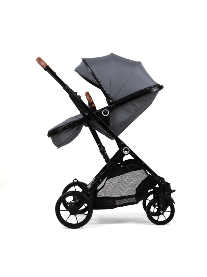 PIXINI Lania Kinderwagen 3in1 Set black/grey günstig kaufen onesize