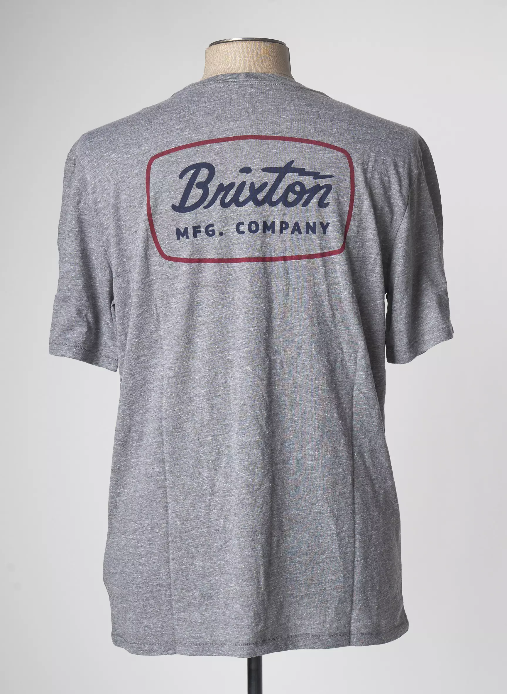 Brixton Tshirts Homme couleur gris