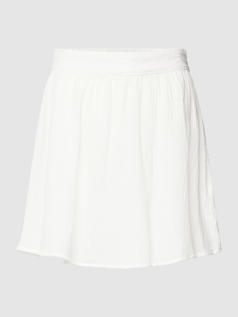 Minirock in Crinkle-Optik Modell 'NATALI' in offwhite