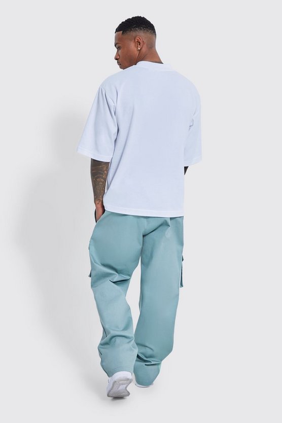 Lockere Colorblock Cargo-Hose