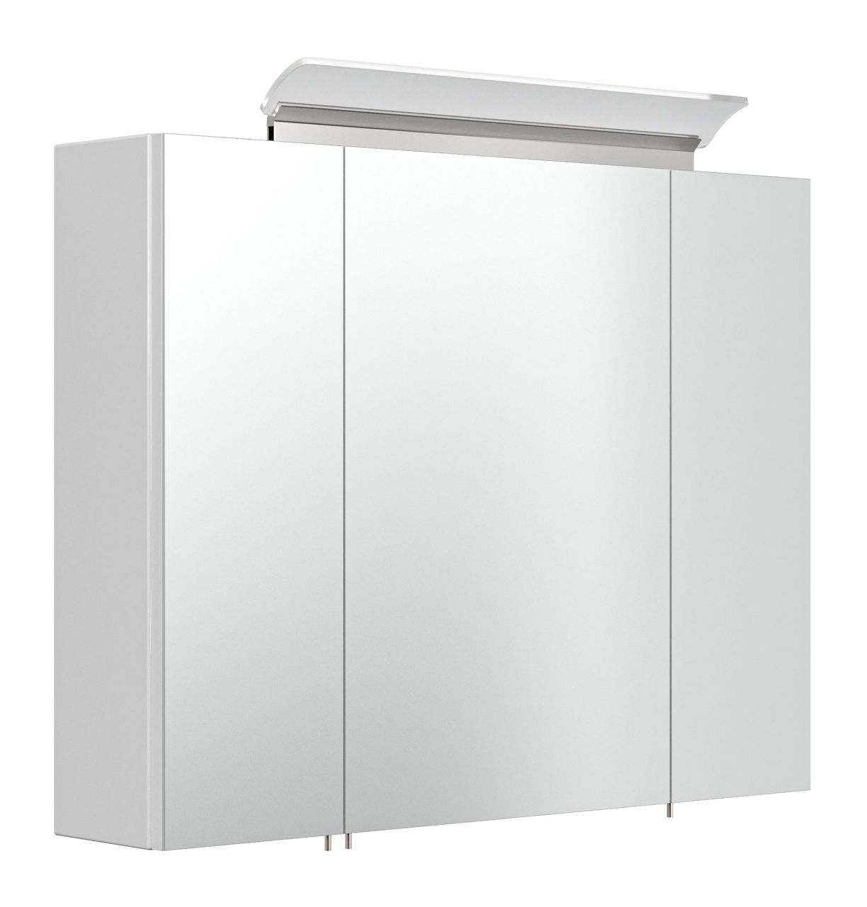 Posseik Badmöbel-Set Luna 80 cm (3-teilig) weiß hochglanz EEK: F