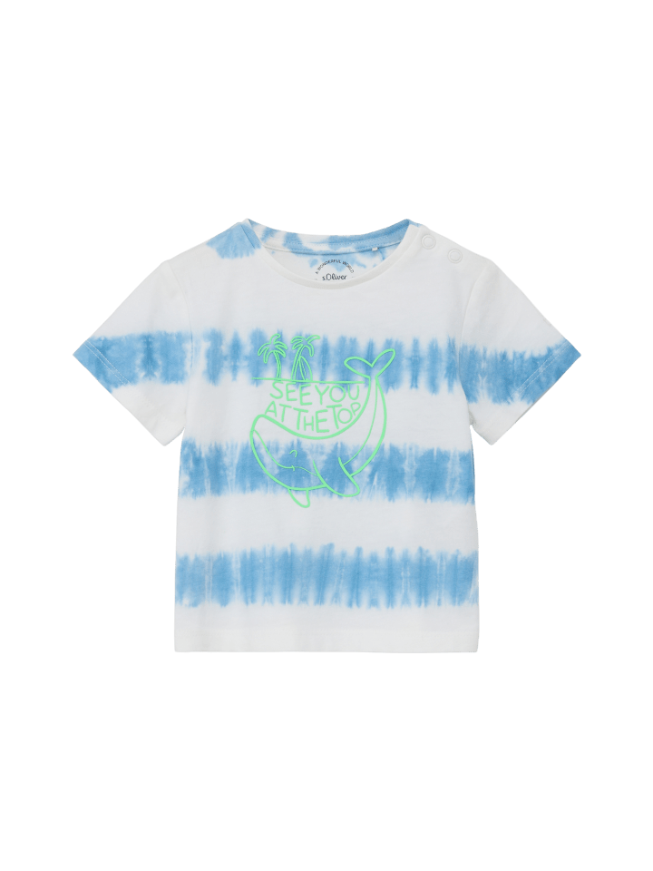 s.Oliver T-Shirt kurzarm in Blau günstig kaufen
