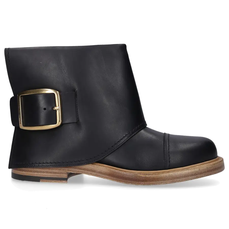 Alexander McQueen - Stiefeletten WHXZ9 Kalbsleder - schwarz